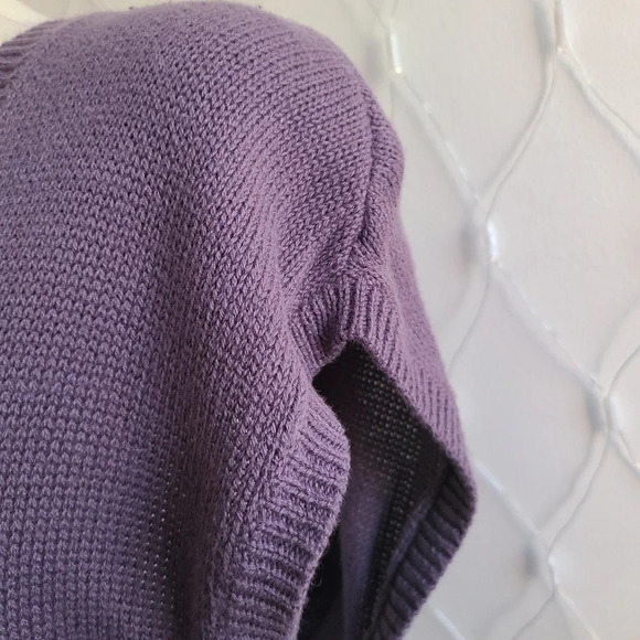 Anthropologie Sparrow Knit Dress | Dusky Purple | Size X-Large - Picture 3 of 5